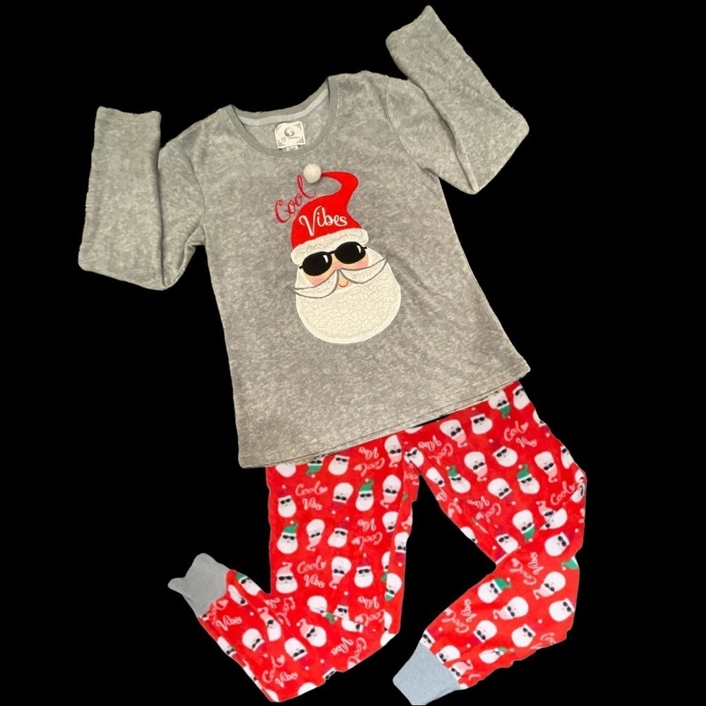 PJ Couture Size Small Cool Vibes Santa Pajama Set